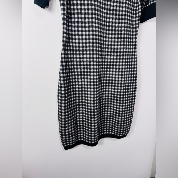 Love Moschino Red Heart Buttons Vichy Print Short Sleeve Dress - Picture 11 of 11